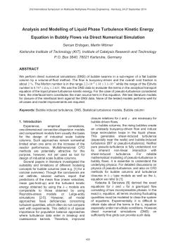 Analysis and Modelling of Liquid Phase Turbulence Kinetic Energy