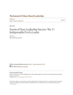 Secrets of Your Leadership Success