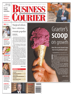 Graeter`s Scoop On Growth
