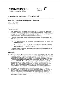 Provision of Ball Court, Victoria Park