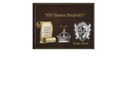 Macbeth Slideshow - Science Leadership Academy