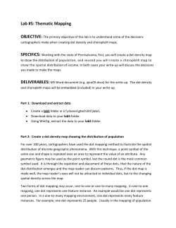 Lab #5: Thematic Mapping OBJECTIVE