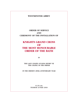 knights grand cross of the most honourable order of the bath