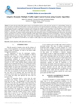 Adaptive Dynamic Multiple Traffic Light Control System using