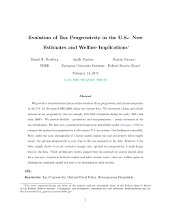 Evolution of Tax Progressivity in the US: New