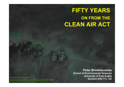 fifty years clean air act
