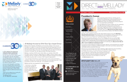 our new quarterly newsletter, Direct From Mellady