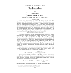 Radiocarbon - Journals at the University of Arizona