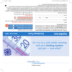 It`s 1AM on a cold winter morning and your heating system just quit