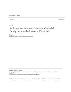 An Expensive Imitation - Pepperdine Digital Commons