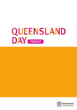Queensland Week Toolkit