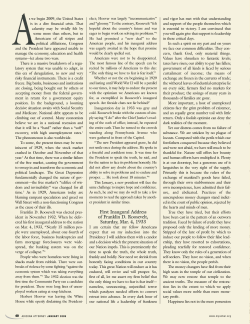 First Inaugural Address of Franklin D. Roosevelt, Saturday, Mar. 4