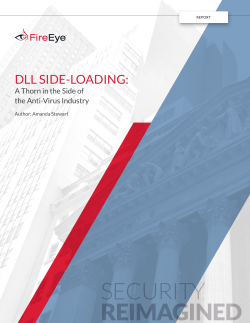 DLL SIDE-LOADING: A Thorn in the Side of the Anti-Virus