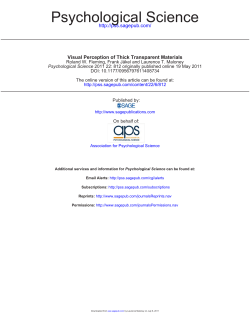 Psychological Science