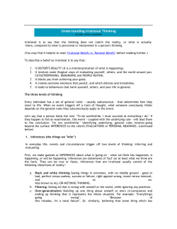 Understanding Irrational Thinking