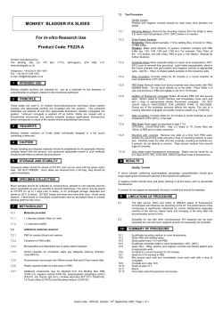 MONKEY BLADDER IFA SLIDES For In