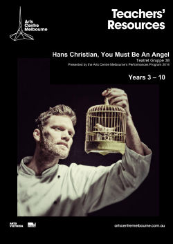 Hans Christian, You Must Be an Angel