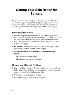 Getting Your Skin Ready for Surgery - Spanish