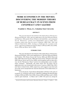 economics in the movies: discovering the