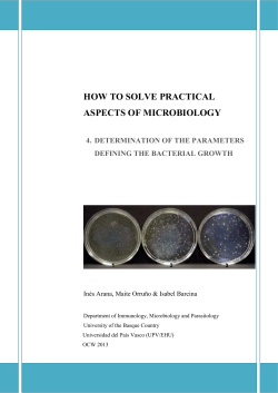 4. determination of the parameters defining the - EHU-OCW