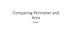 Comparing Perimeter and Area