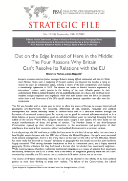 Out on the Edge Instead of Here in the Middle: The Four Reasons