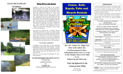 Canoe, Raft, Kayak, Tube and Bicycle Rentals