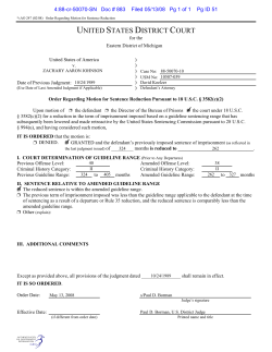 AO 247 Order Regarding Motion for Sentence Reduction