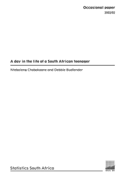 Activities of teenagers according to the time of the day