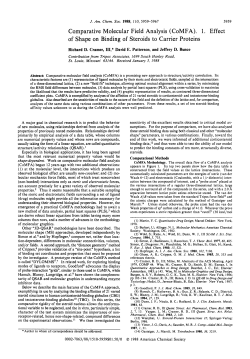 Comparative Molecular Field Analysis (CoMFA).