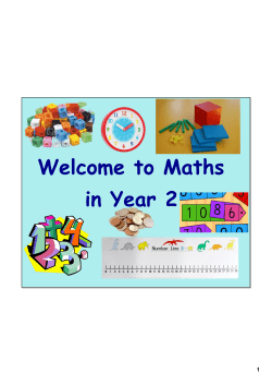 Maths Workshop for parents Y2 2016 PDF File