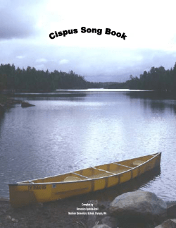 Cispus Song Book