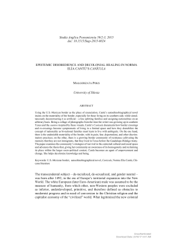 Epistemic Disobedience and Decolonial Healing in Norma El&iacute;a