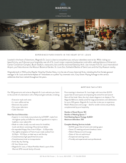 Located in the heart of downtown, Magnolia St. Louis is close to