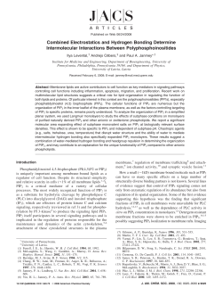 Combined Electrostatics and Hydrogen Bonding Determine