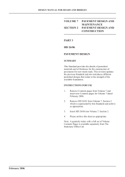 hd 26/06 - Standards for Highways