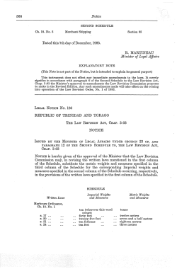 LN. 186/1983 - laws.gov.tt