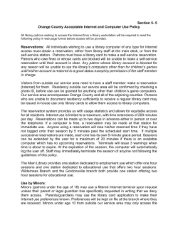 Section 5- 5 Orange County Acceptable Internet and Computer Use