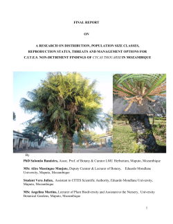 1 final report on a research on distribution, population size