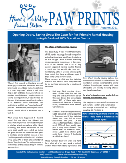 Opening Doors, Saving Lives: The Case for Pet