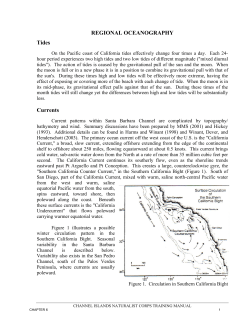 OCEAN SWELL AND WIND DRIVEN WAVES