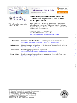 Kinase-Independent Functions for Itk in TCR