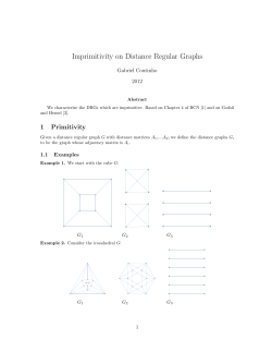 Imprimitivity on Distance Regular Graphs
