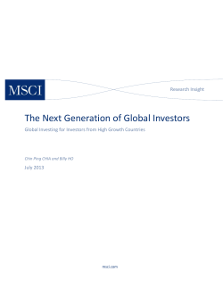 The Next Generation of Global Investors: Global Equity