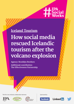 How social media rescued Icelandic tourism after the volcano