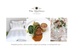 Delightful gardens, delicious food, elegant