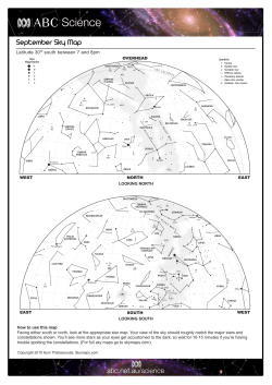 September Sky Map