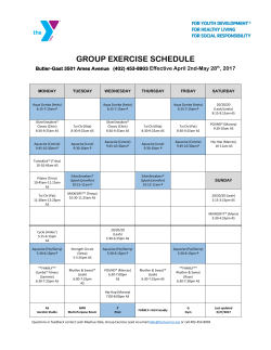 Group Exercise - Butler Gast YMCA