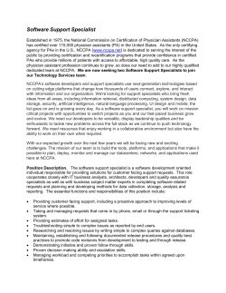 Software Support Specialist