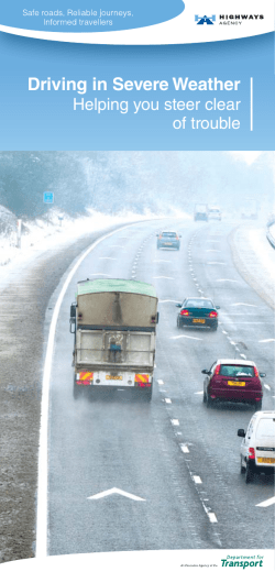 Driving in Severe Weather